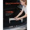 Adjustable Fire Pit Stand 15-27", 4 Casters, Fits Solo Stove and Outdoor Firepits